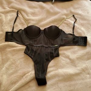 Meshki black lingerie one peice